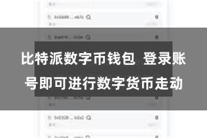 比特派数字币钱包  登录账号即可进行数字货币走动