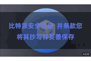 比特派安全钱包  并条款您将其抄写并妥善保存