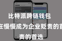 比特派跨链钱包  正在慢慢成为企业贬责的首选